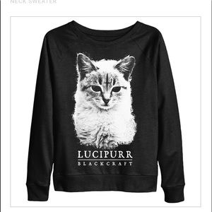 Blackcraft Lucipurr Scoop Neck Sweater